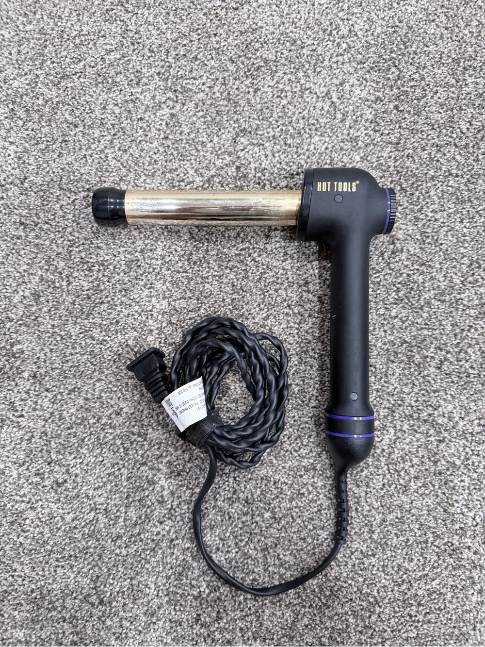 Hot Tools Curling Iron - Black with Gold Barrel